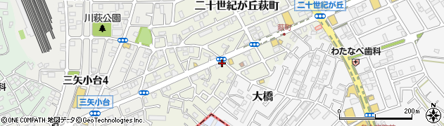 千葉県松戸市二十世紀が丘萩町229周辺の地図