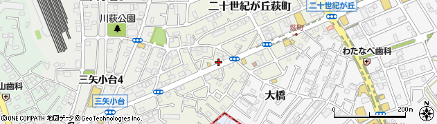 千葉県松戸市二十世紀が丘萩町161周辺の地図