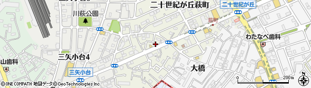 千葉県松戸市二十世紀が丘萩町163周辺の地図