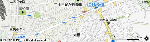 千葉県松戸市二十世紀が丘萩町238周辺の地図