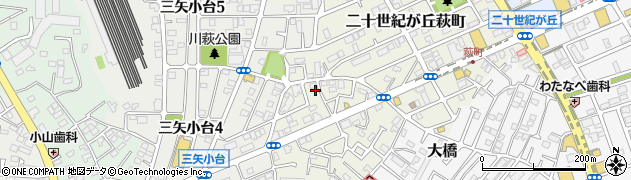 千葉県松戸市二十世紀が丘萩町183周辺の地図