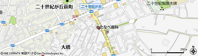 千葉県松戸市二十世紀が丘萩町280周辺の地図