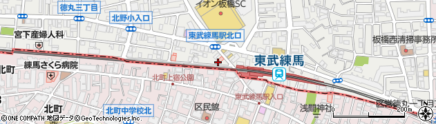 大吉　東武練馬店周辺の地図
