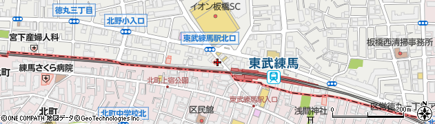 松屋 東武練馬店周辺の地図