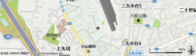 千葉県松戸市小山776周辺の地図