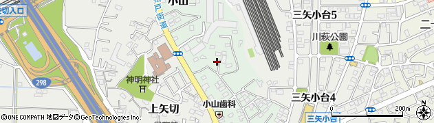 千葉県松戸市小山764周辺の地図
