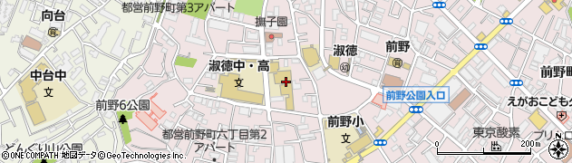淑徳小学校周辺の地図