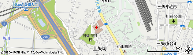 松戸市役所　総合福祉会館周辺の地図