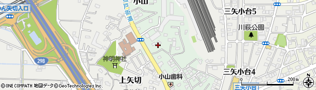 千葉県松戸市小山767周辺の地図