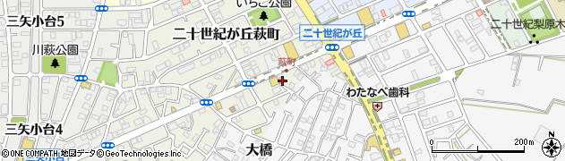 千葉県松戸市二十世紀が丘萩町258周辺の地図