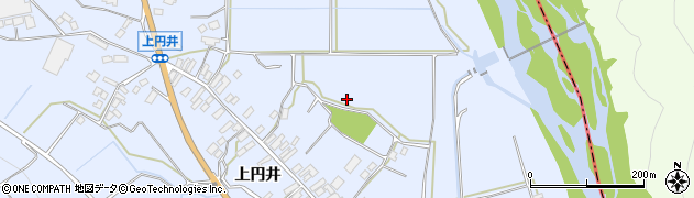 山梨県韮崎市円野町上円井周辺の地図