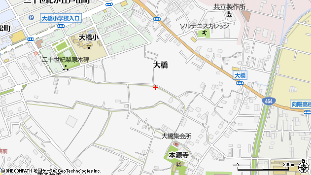〒270-2224 千葉県松戸市大橋の地図