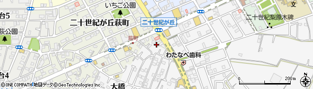 千葉県松戸市二十世紀が丘萩町273周辺の地図