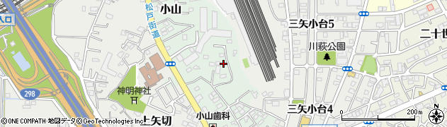 千葉県松戸市小山759周辺の地図