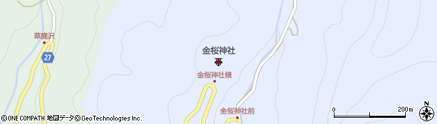 金桜神社周辺の地図