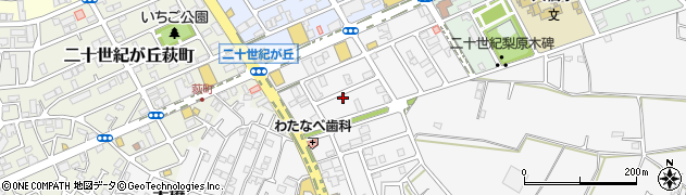 千葉県松戸市二十世紀が丘丸山町12周辺の地図