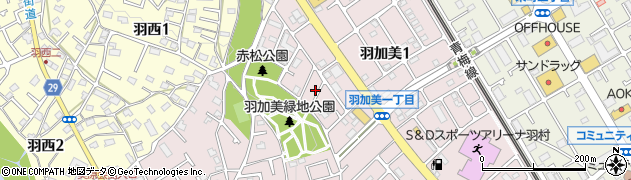 東京都羽村市羽加美1丁目4-4周辺の地図