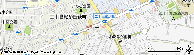 千葉県松戸市二十世紀が丘萩町267-2周辺の地図