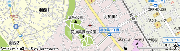 東京都羽村市羽加美1丁目4-11周辺の地図