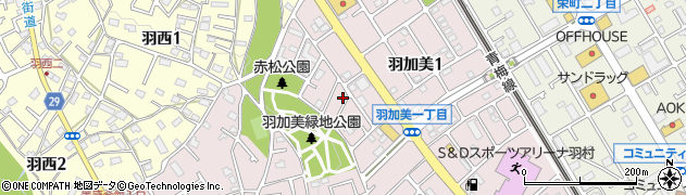 東京都羽村市羽加美1丁目4-3周辺の地図