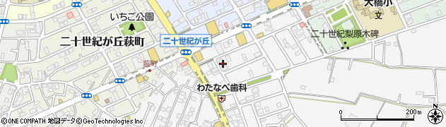千葉県松戸市二十世紀が丘丸山町32周辺の地図