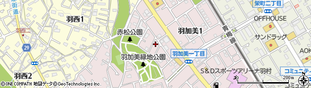 東京都羽村市羽加美1丁目4-12周辺の地図