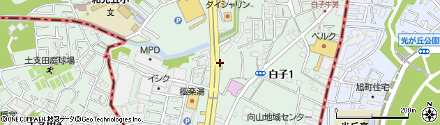 くるまやラーメン和光店周辺の地図