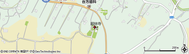 超林寺周辺の地図