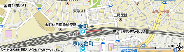 松屋 金町店周辺の地図