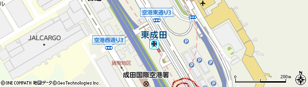 東成田駅周辺の地図