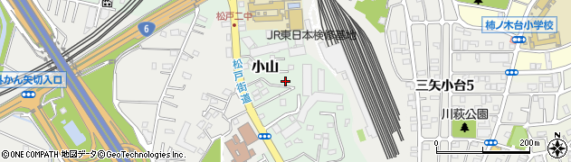 千葉県松戸市小山722周辺の地図