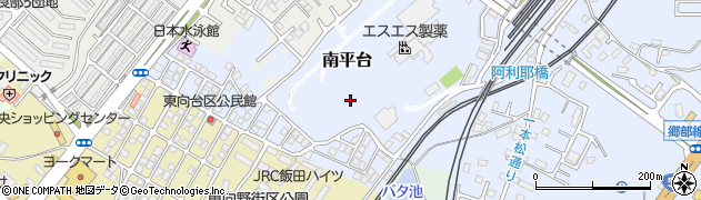 千葉県成田市南平台周辺の地図