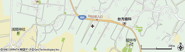 千葉県成田市台方103周辺の地図