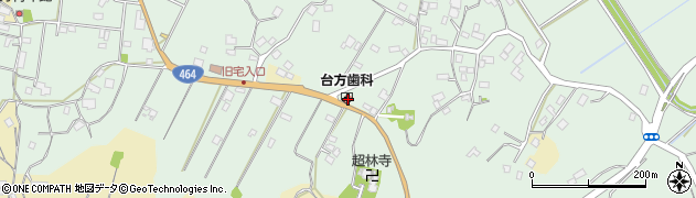 千葉県成田市台方635周辺の地図