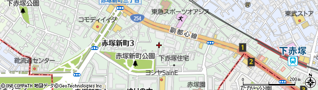 東京都板橋区赤塚新町周辺の地図
