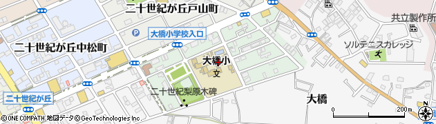 千葉県松戸市二十世紀が丘梨元町周辺の地図