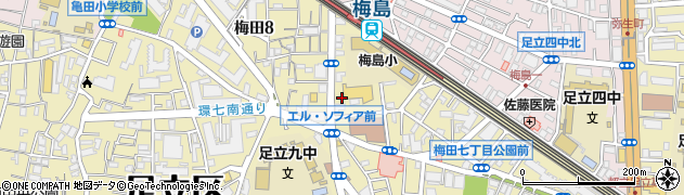 株式会社ココスナカムラ　本部周辺の地図