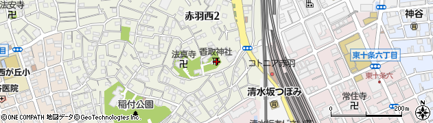 東京都北区赤羽西2丁目22周辺の地図