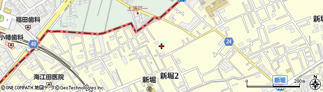 株式会社ニュー本庄青果　新堀店周辺の地図