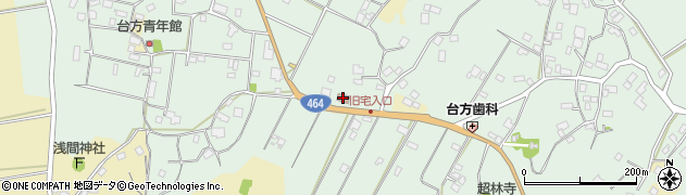 台方公民館周辺の地図