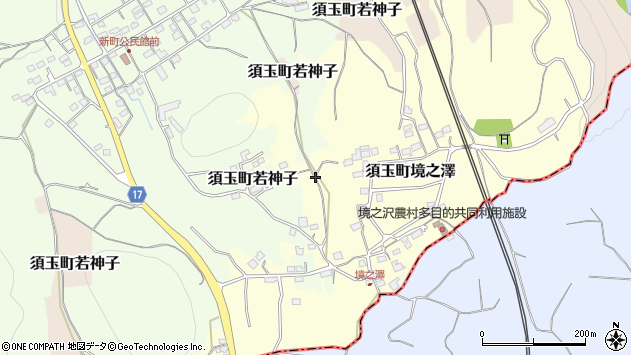 〒408-0116 山梨県北杜市須玉町境之澤の地図