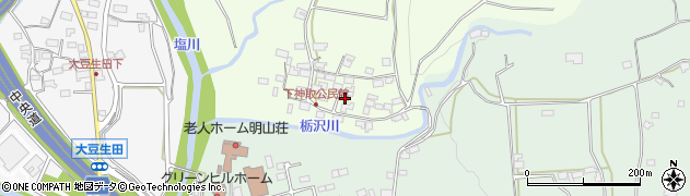 山梨県北杜市明野町下神取143周辺の地図