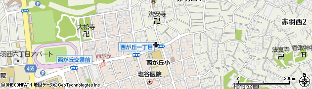 東京都北区赤羽西4丁目44-1周辺の地図