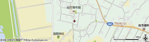 千葉県成田市台方345周辺の地図