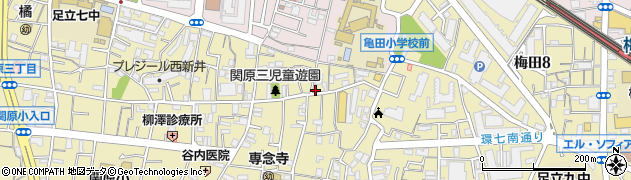 ジャスティ音楽院　西新井教室周辺の地図