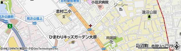 ドミノピザ　小豆沢店周辺の地図