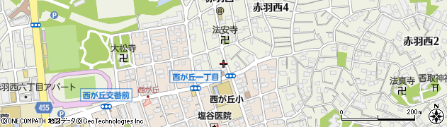 東京都北区赤羽西4丁目44-14周辺の地図