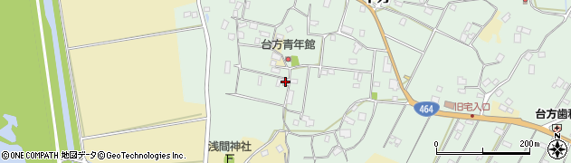 千葉県成田市台方611周辺の地図