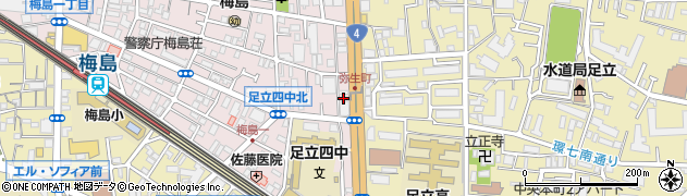 有限会社梅田海苔店周辺の地図