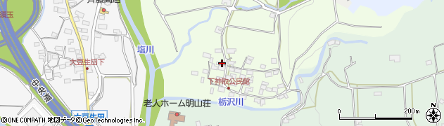 山梨県北杜市明野町下神取80-4周辺の地図